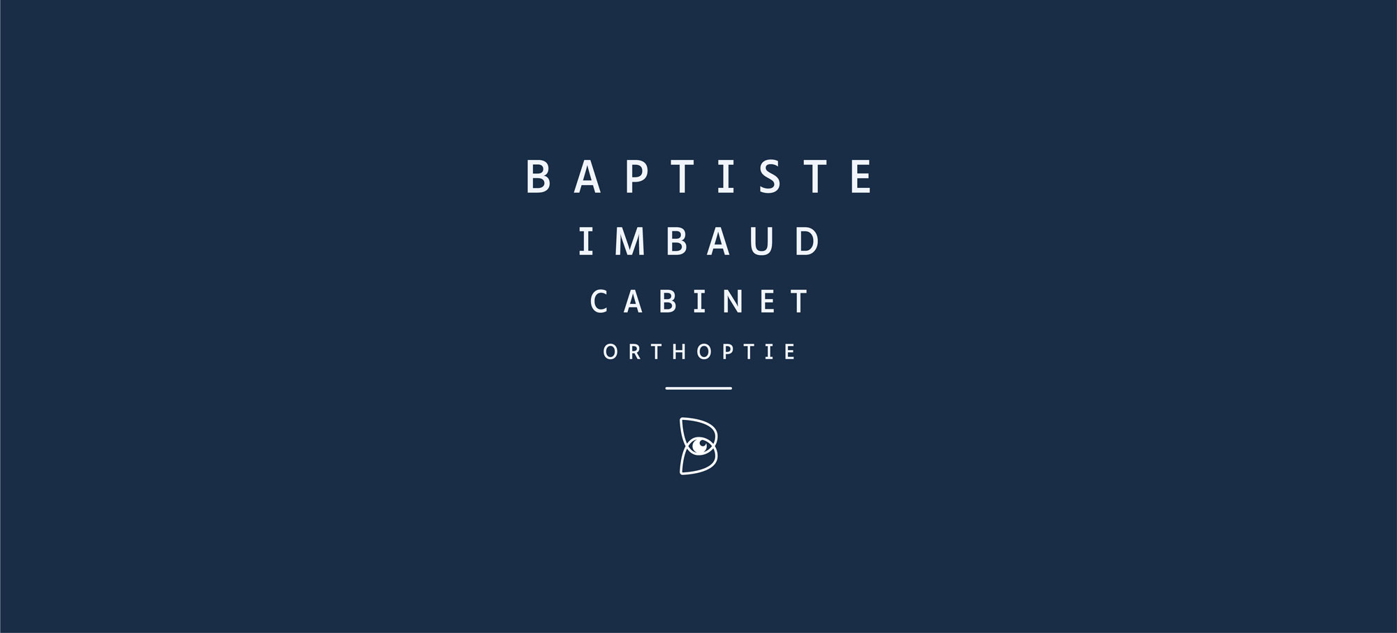 Logo Cabinet Orthoptie Baptiste Imbaud