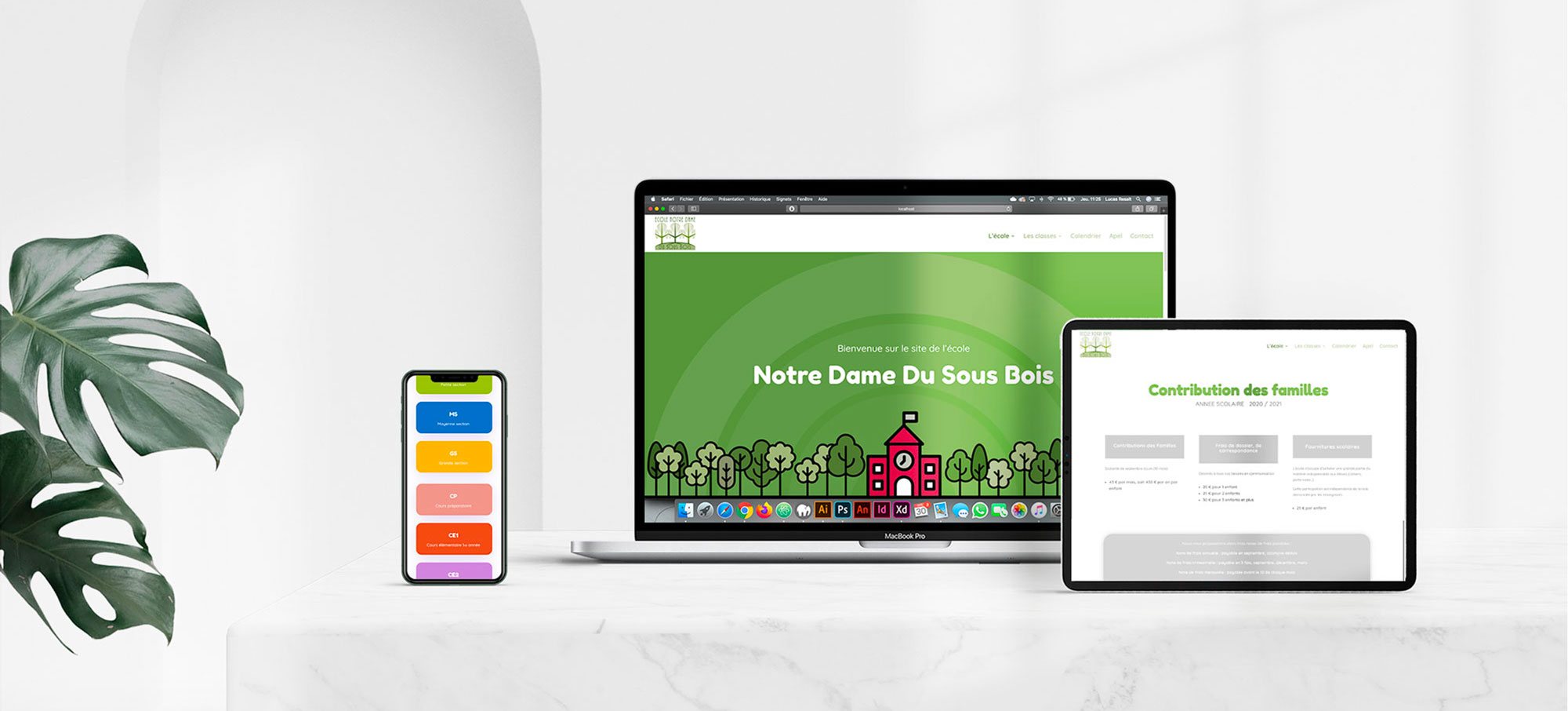 École Notre Dame du Sous Bois siteweb